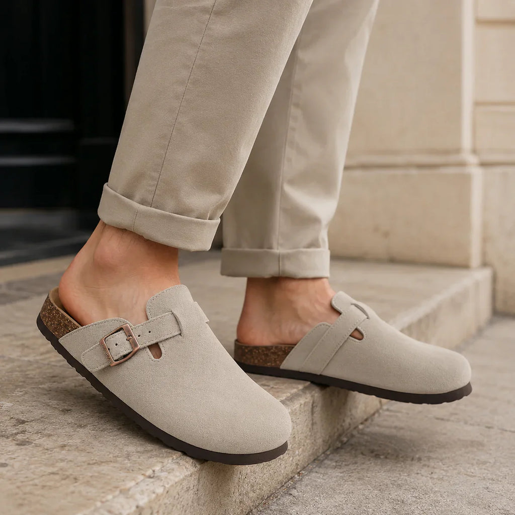 Bequeme Boston Clogs Hausschuhe