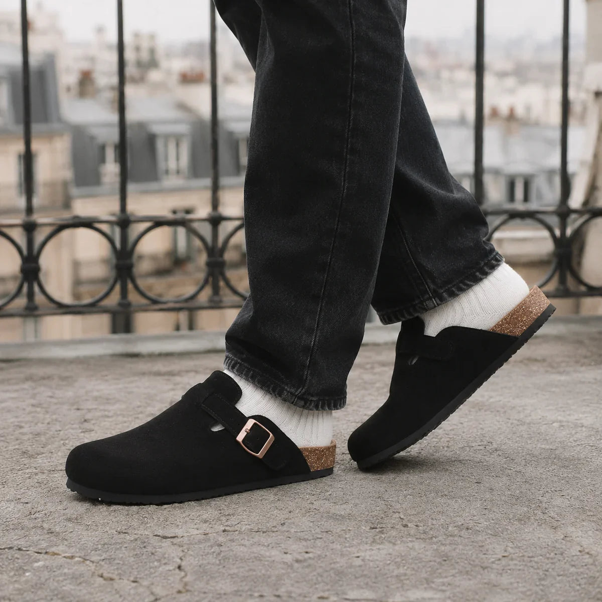Bequeme Boston Clogs Hausschuhe
