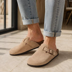 Bequeme Boston Clogs Hausschuhe