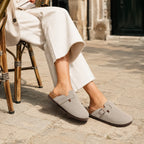 Bequeme Boston Clogs Hausschuhe