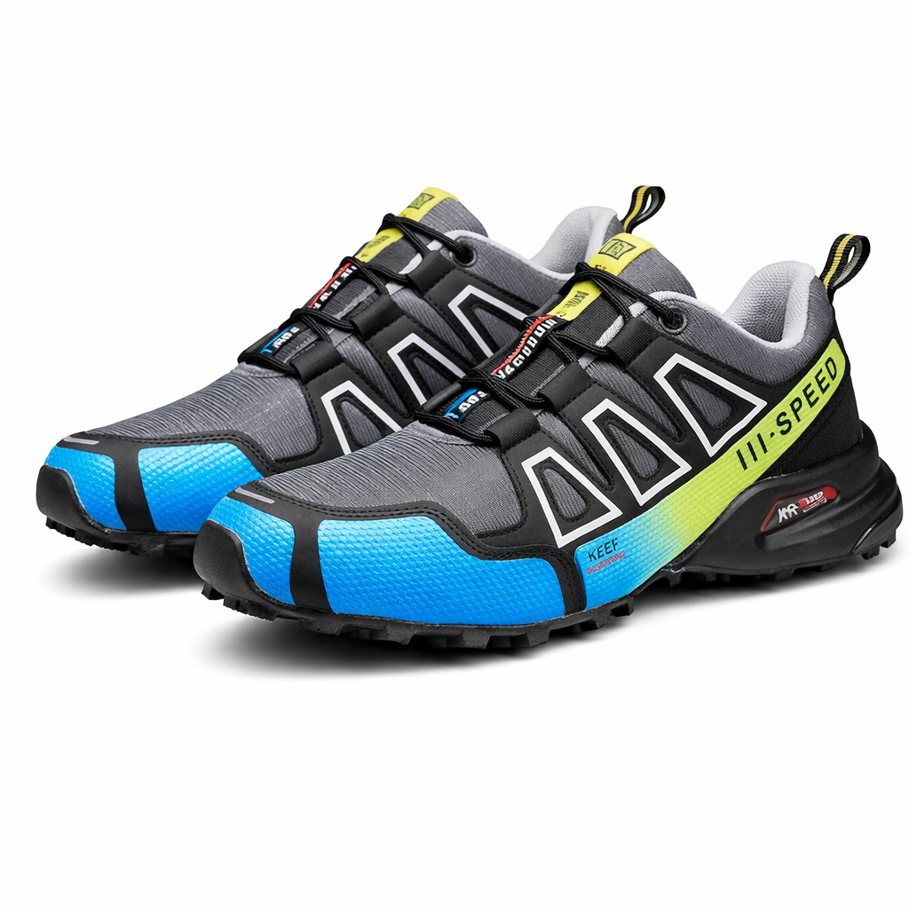 Herren Trailrunning-Schuh Schwarz & Rot – Performance und Komfort