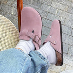 Bequeme Boston Clogs Hausschuhe