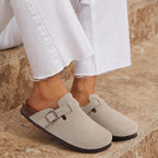 Bequeme Boston Clogs Hausschuhe