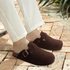 Bequeme Boston Clogs Hausschuhe