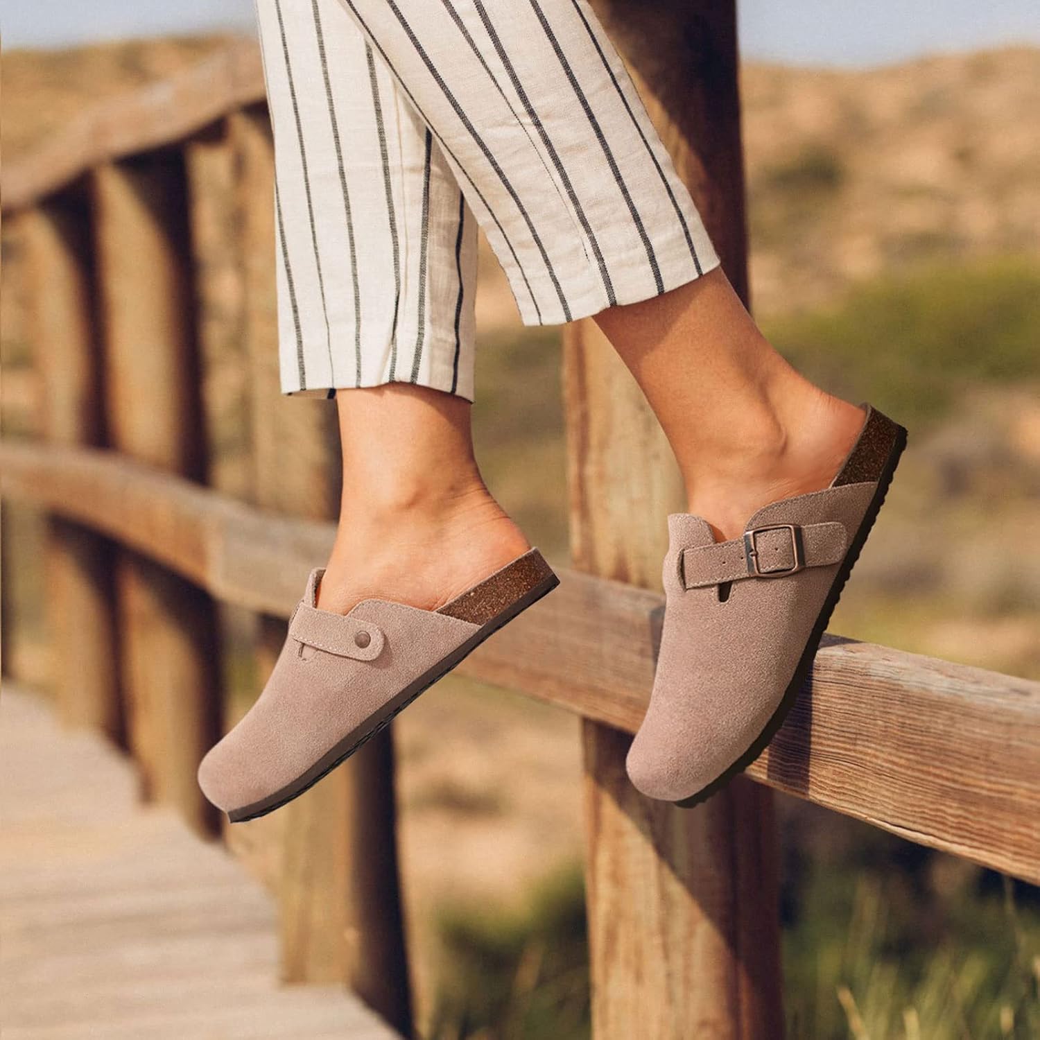 Bequeme Boston Clogs Hausschuhe