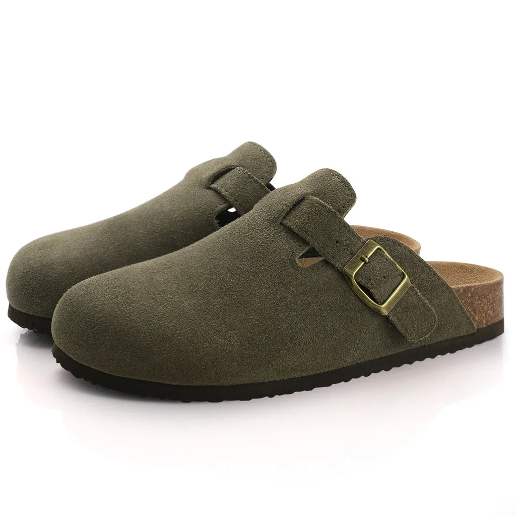 Bequeme Boston Clogs Hausschuhe