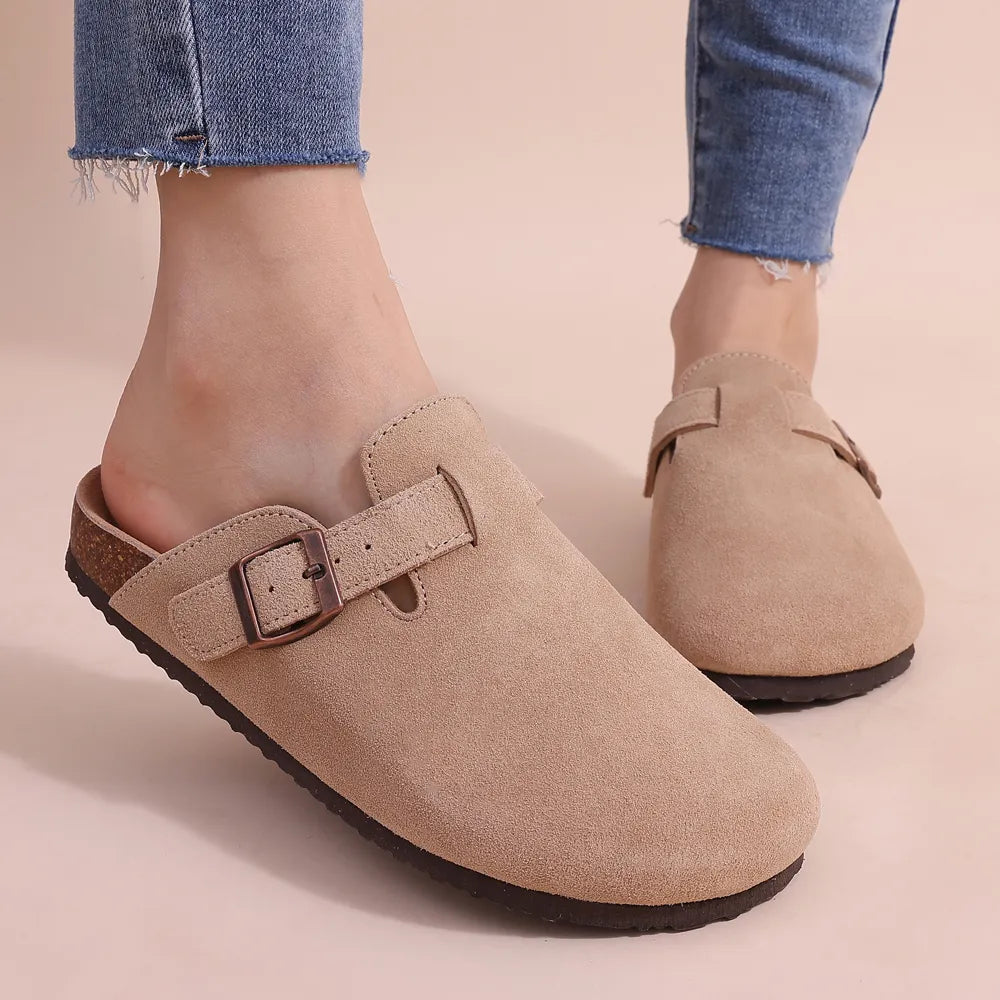 Bequeme Boston Clogs Hausschuhe