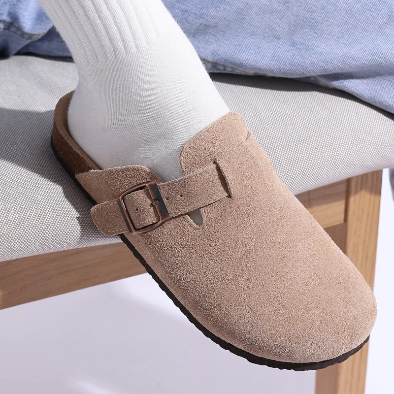 Bequeme Boston Clogs Hausschuhe