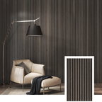 ZULIAN™ Acoustic Slat Panel — Smoked Oak (2.7m × 1.10m)