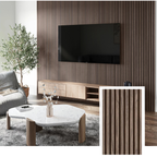 ZULIAN™ Acoustic Slat Panel — Smoked Oak (2.7m × 1.10m)
