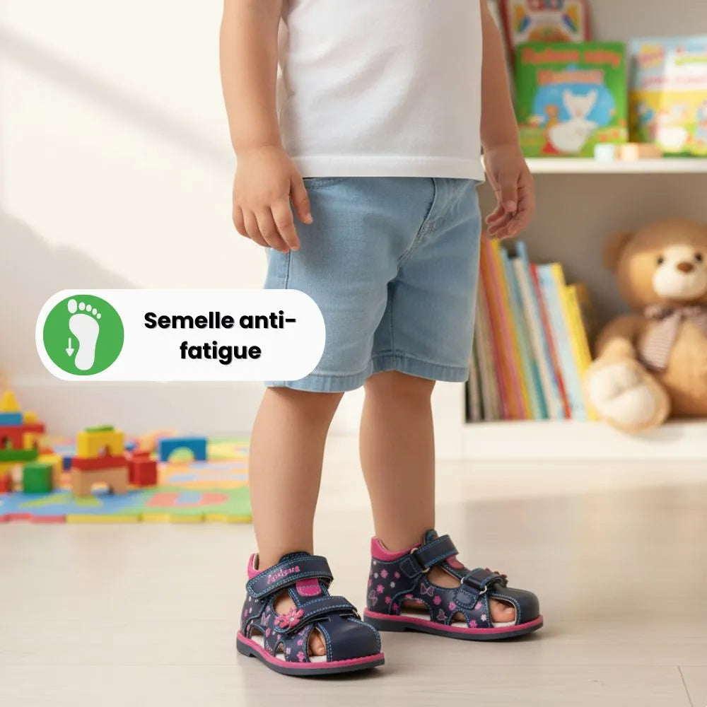 Baby Mädchen Sandalen für die ersten Schritte | Weicher Komfort & sicherer Halt