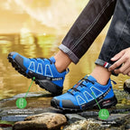 Herren Trailrunning-Schuh Schwarz & Rot – Performance und Komfort
