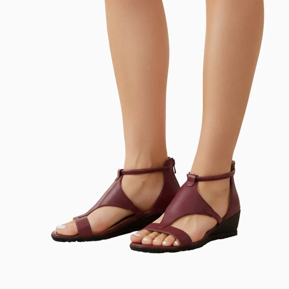 Damen-Keilsandalen orthopädisch bequem
