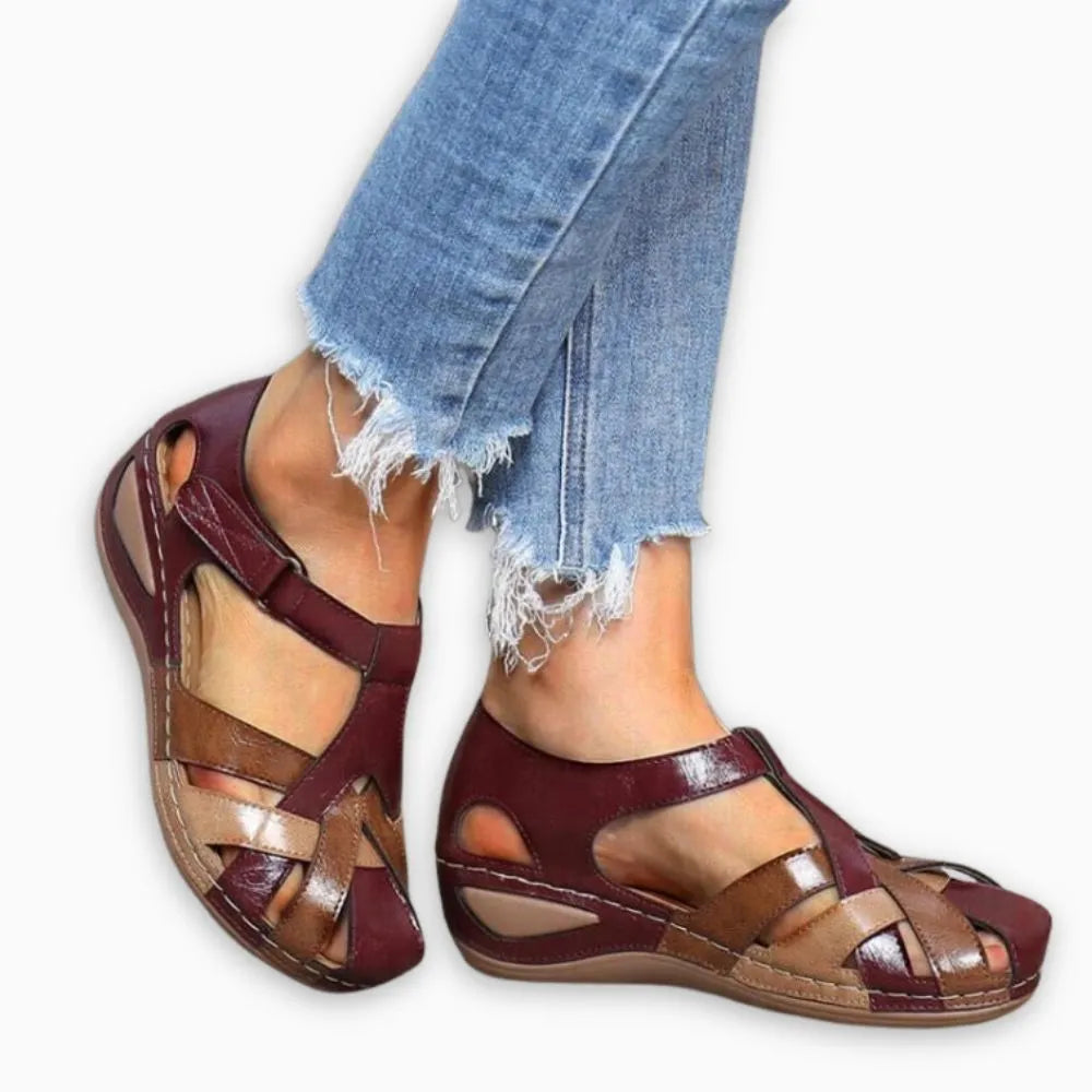 Orthopädische Komfort-Keilsandalen für Damen