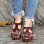 Orthopädische Komfort-Keilsandalen für Damen