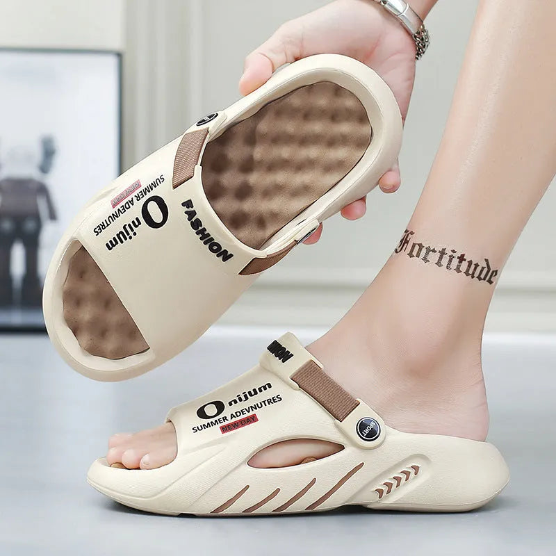 Bequeme orthopädische Herren-Pantolette – Halt & Leichtigkeit