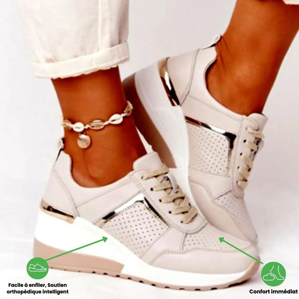 Orthopädische Keil-Sneaker für Damen | Eleganz & täglicher Komfort