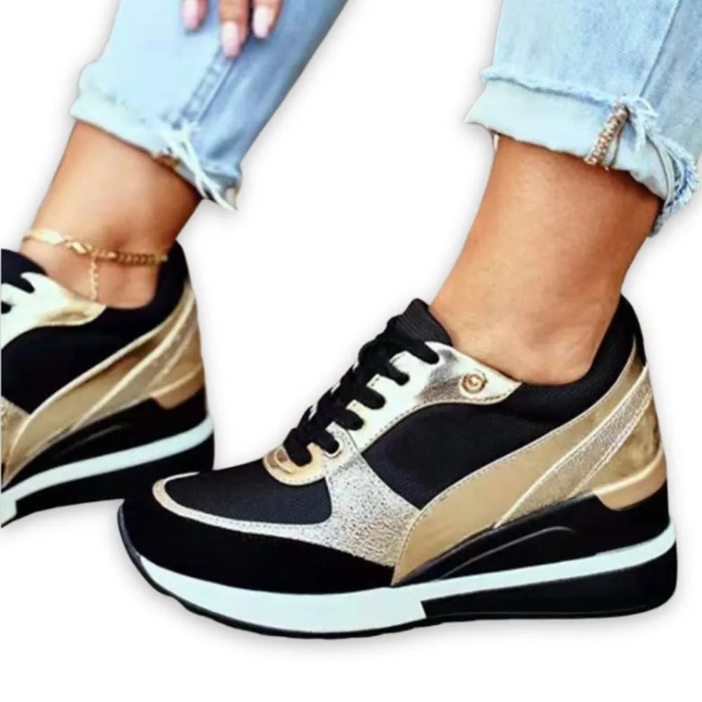 Orthopädischer Damen-Keilabsatz-Sneaker | Moderne Eleganz & optimaler Komfort