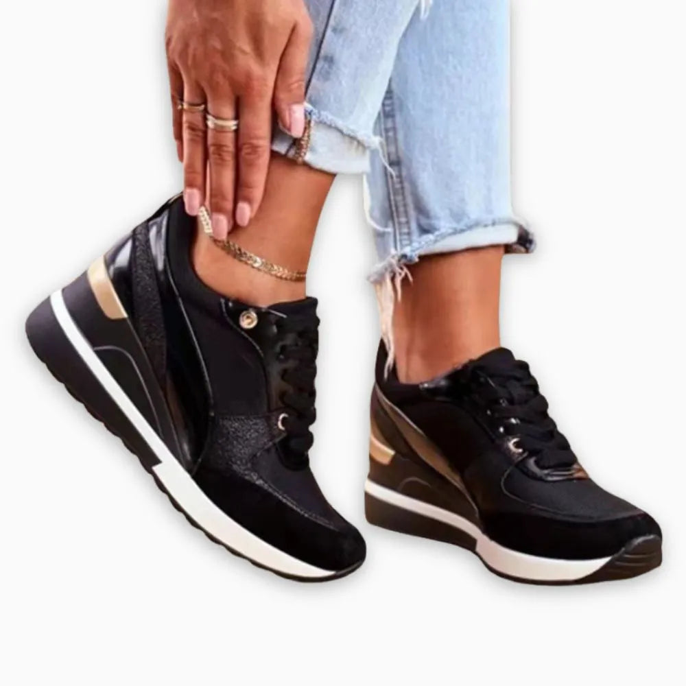 Orthopädischer Damen-Keilabsatz-Sneaker | Moderne Eleganz & optimaler Komfort