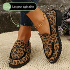 Damen-Mokassins mit Leopardenmuster - Wagen Sie kühne und einzigartige Eleganz