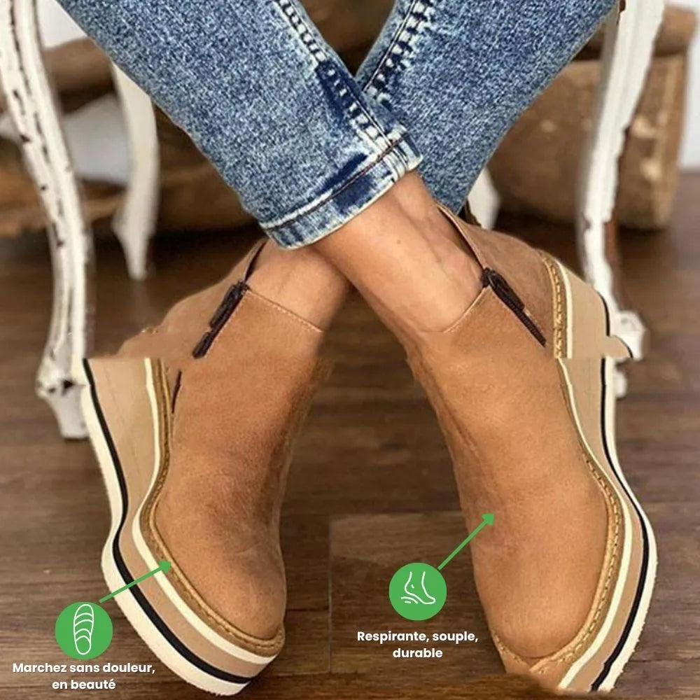 Damenkeilstiefelette: Eleganz und Komfort, um Ihre Schritte zu verschönern