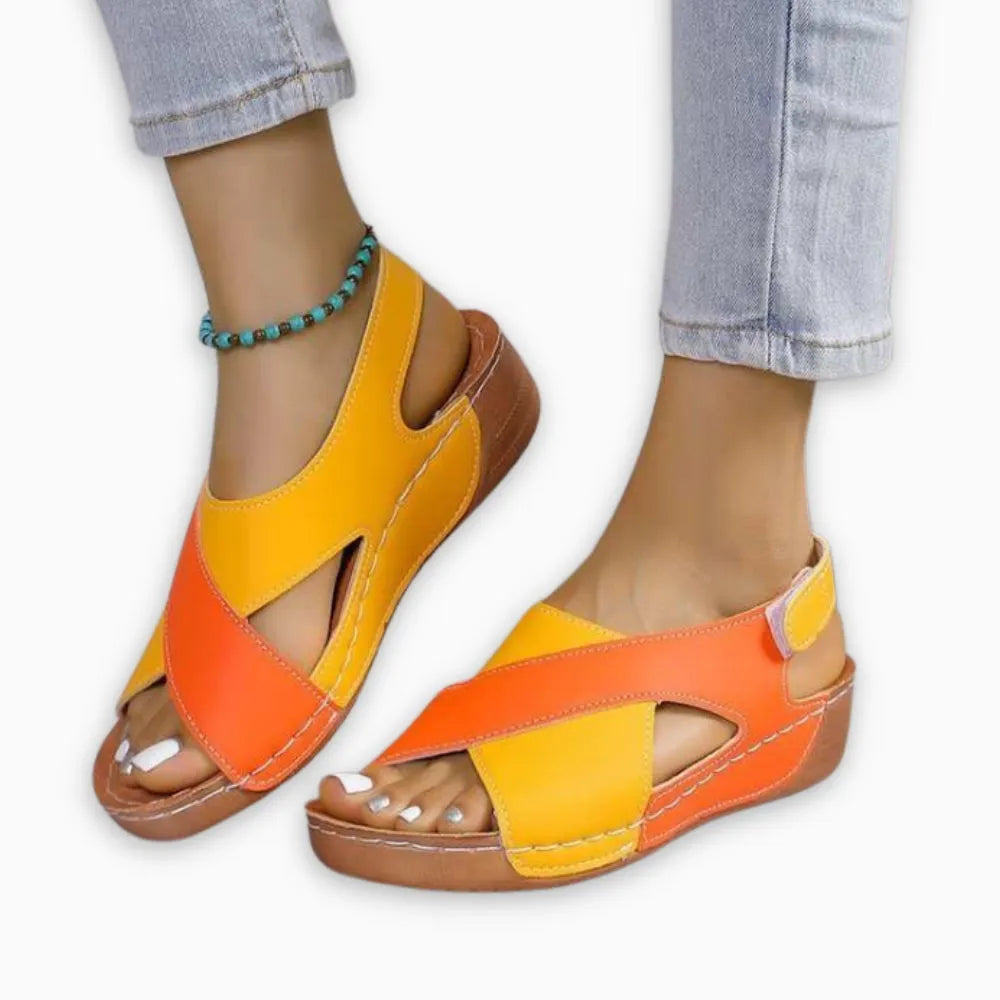 Orthopädische Damensandalen Komfort Schmerzlindernd