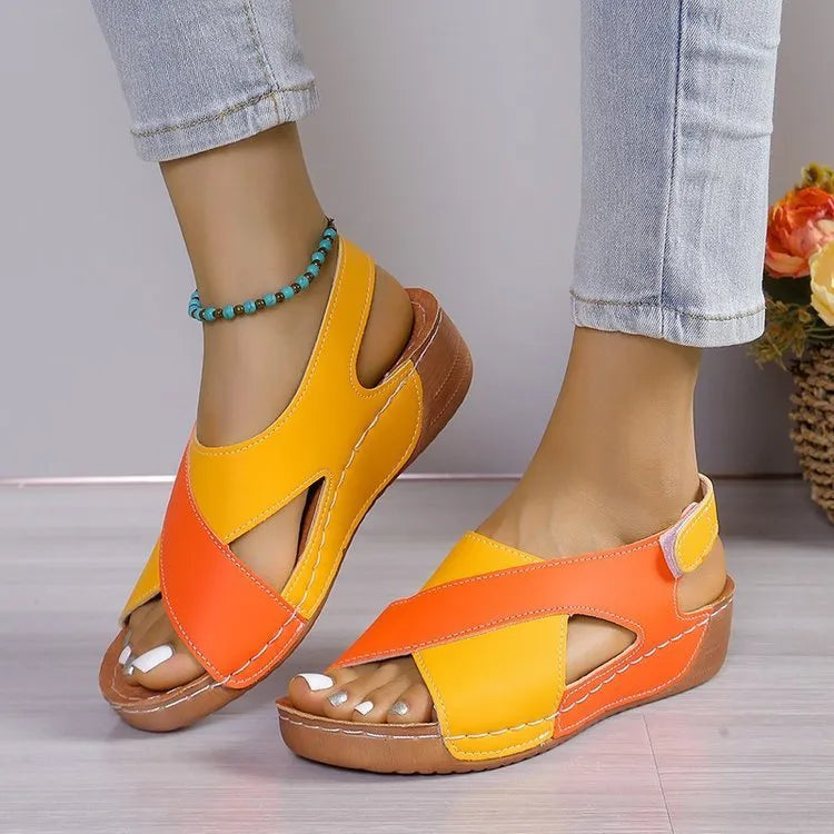 Orthopädische Damensandalen Komfort Schmerzlindernd