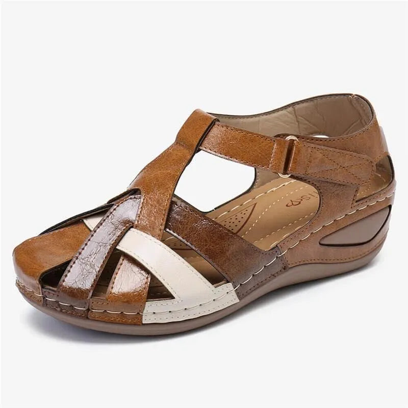 Orthopädische Komfort-Keilsandalen für Damen