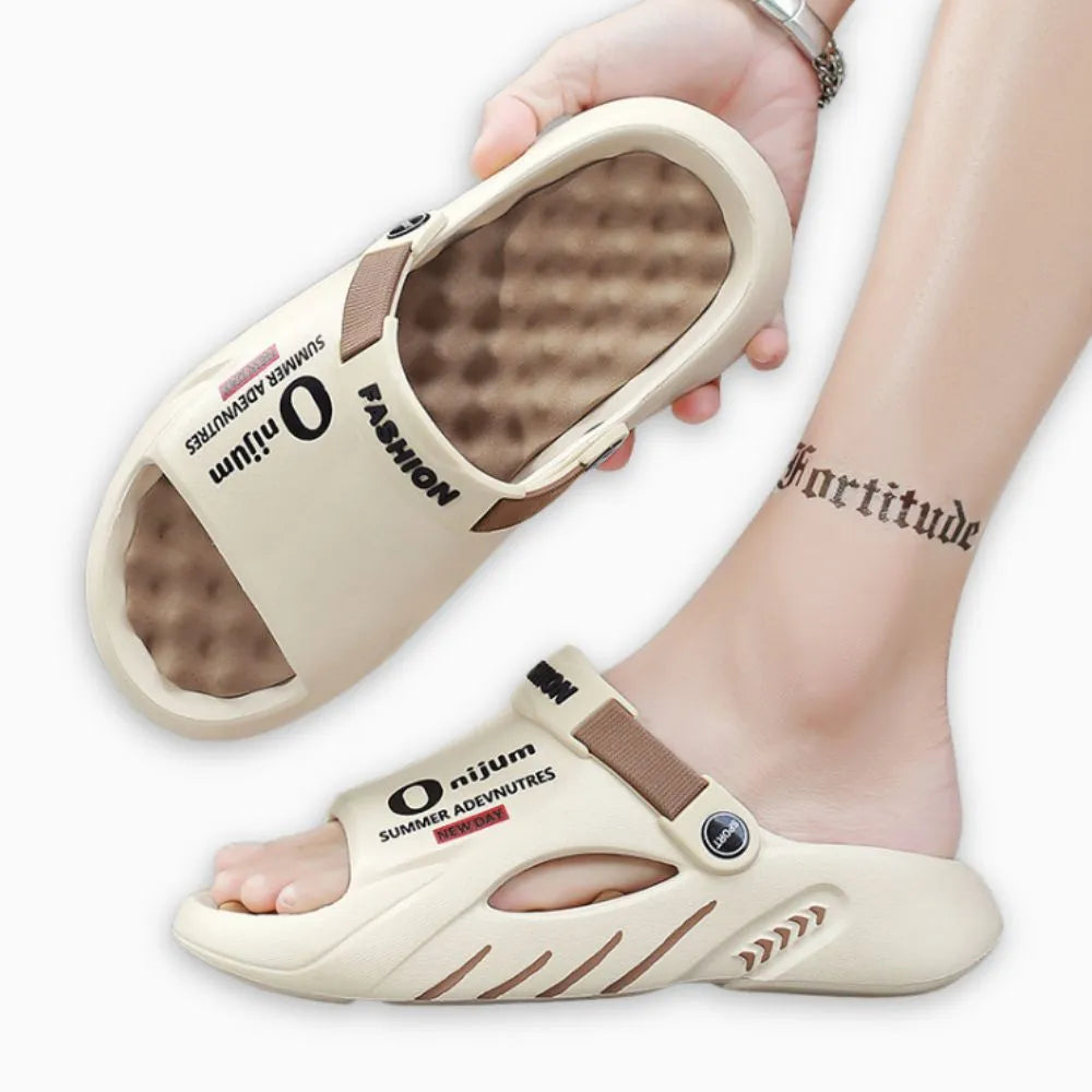 Bequeme orthopädische Herren-Pantolette – Halt & Leichtigkeit