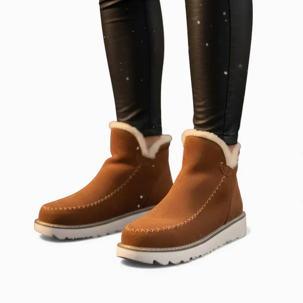 Damen-Stiefeletten aus Wildleder, rutschfest – unvergleichlicher Komfort und Stil!
