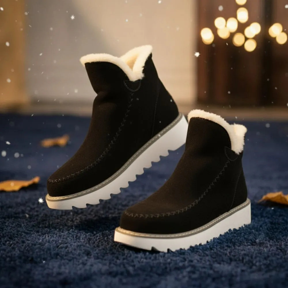 Damen-Stiefeletten aus Wildleder, rutschfest – unvergleichlicher Komfort und Stil!