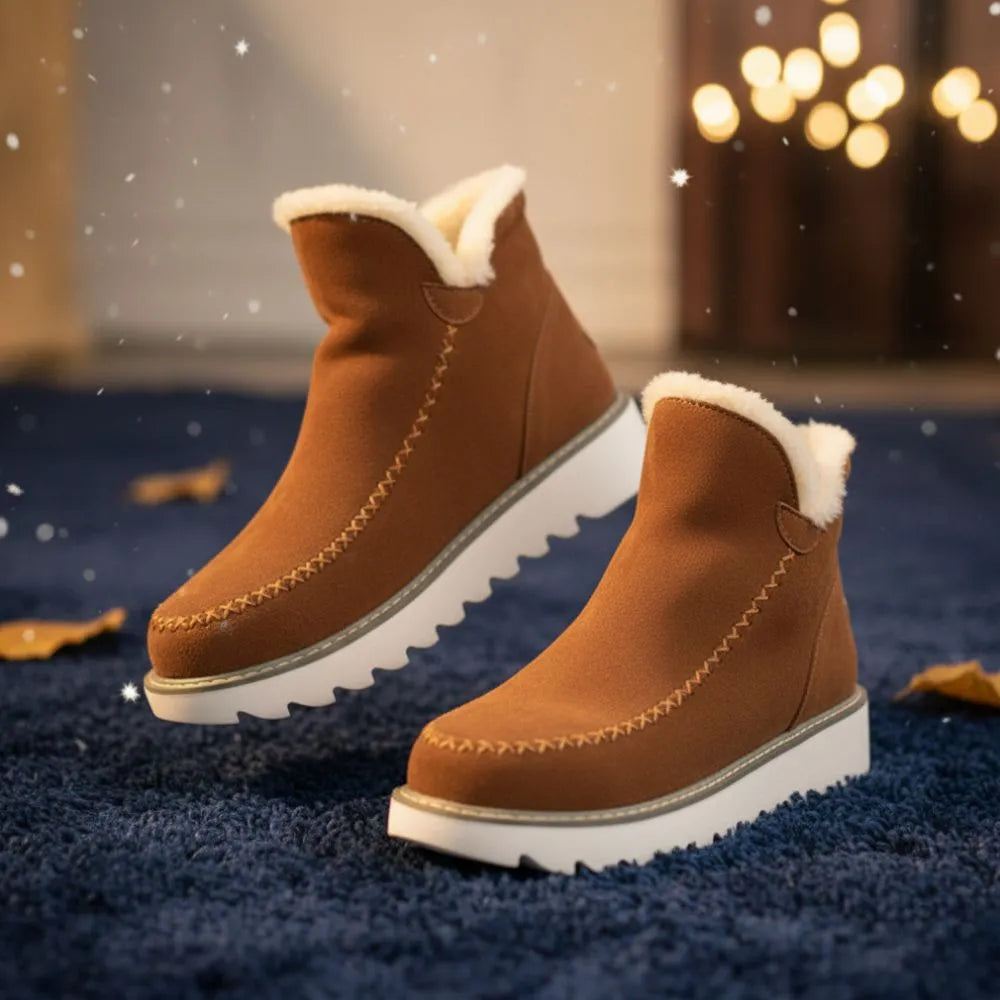 Damen-Stiefeletten aus Wildleder, rutschfest – unvergleichlicher Komfort und Stil!