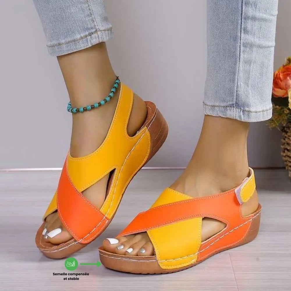Orthopädische Damensandalen Komfort Schmerzlindernd