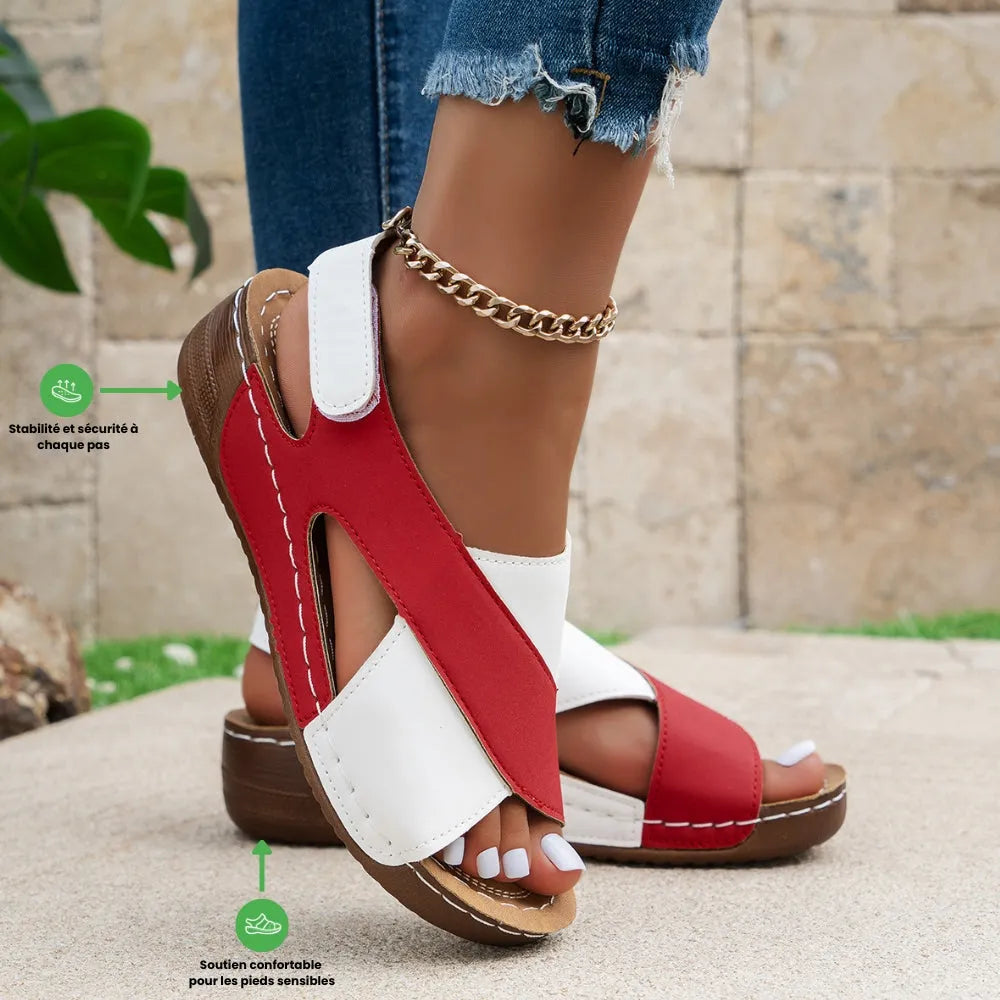 Orthopädische Damensandalen Komfort Schmerzlindernd