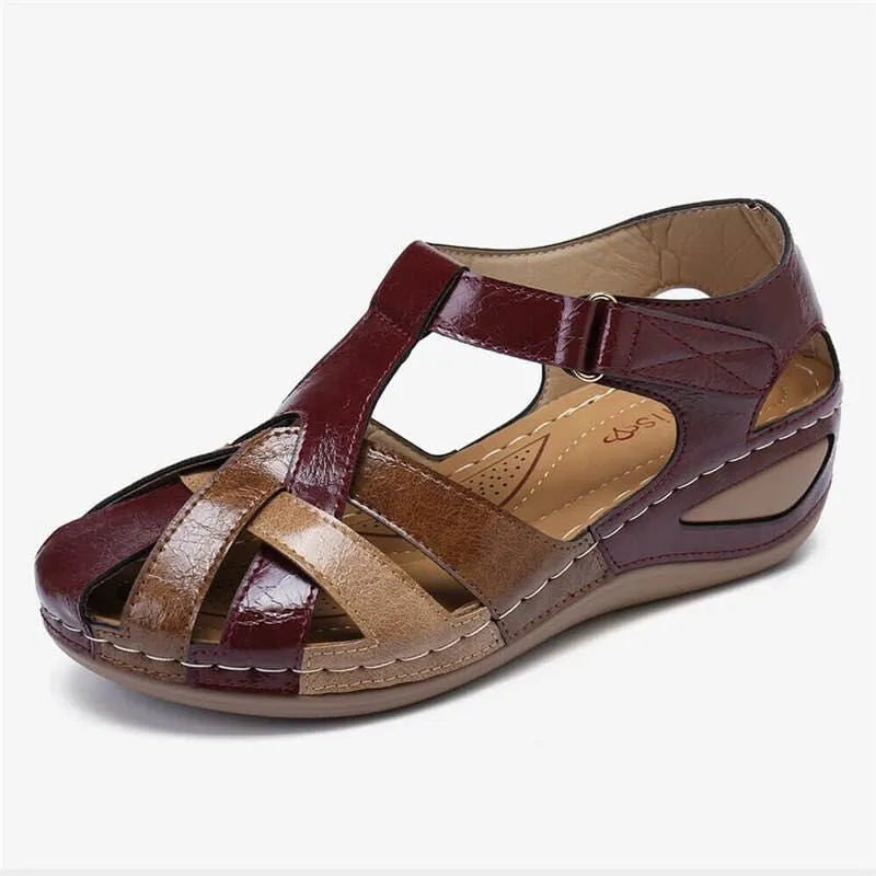 Orthopädische Komfort-Keilsandalen für Damen