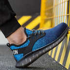 Herren-Sicherheitsschuhe, atmungsaktiver Sneaker mit Stahlkappe