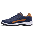 Orthopädischer Herren-Sneaker Blau – Komfortsohle