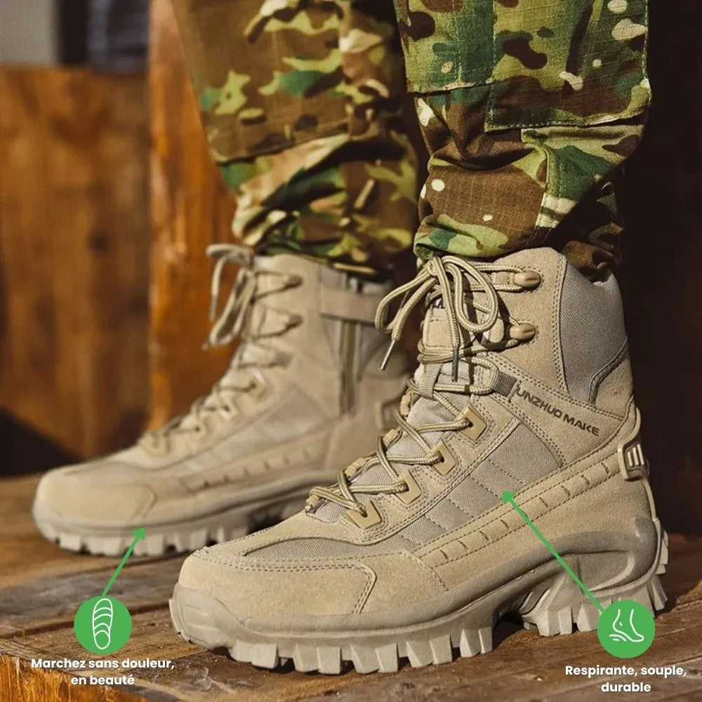 Robuste und bequemer Militärstiefel für Herren | Halt & Stabilität