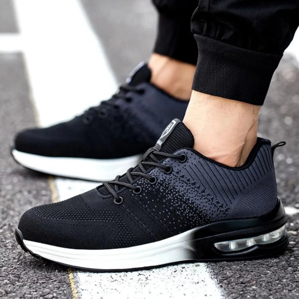 Sicherheits-Sneaker | Stahlkappe & orthopädischer Komfort