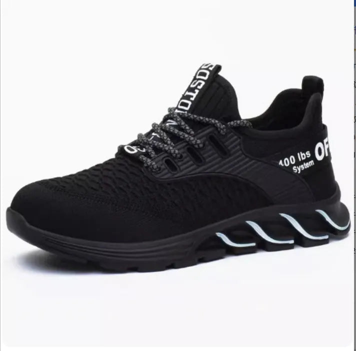 Herren-Sicherheitsschuhe, atmungsaktiver Sneaker mit Stahlkappe