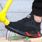 Herren-Sicherheitsschuhe, atmungsaktiver Sneaker mit Stahlkappe