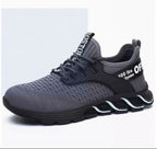 Herren-Sicherheitsschuhe, atmungsaktiver Sneaker mit Stahlkappe