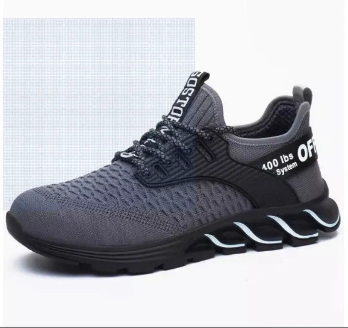 Herren-Sicherheitsschuhe, atmungsaktiver Sneaker mit Stahlkappe