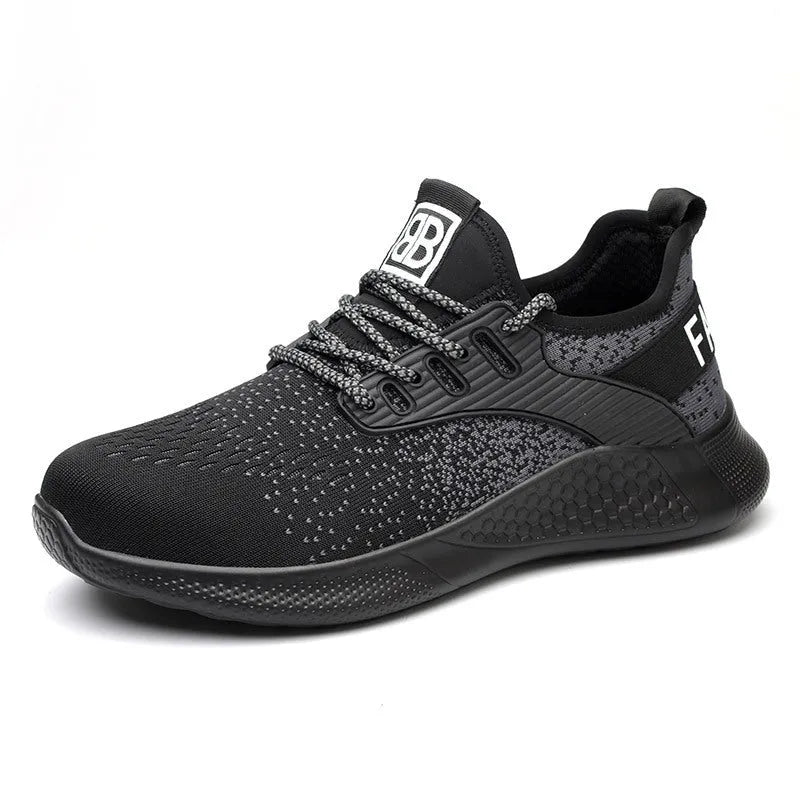 Herren-Sicherheitsschuhe, atmungsaktiver Sneaker mit Stahlkappe