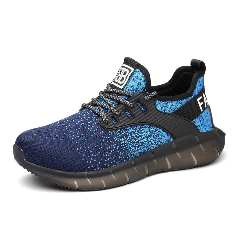 Herren-Sicherheitsschuhe, atmungsaktiver Sneaker mit Stahlkappe